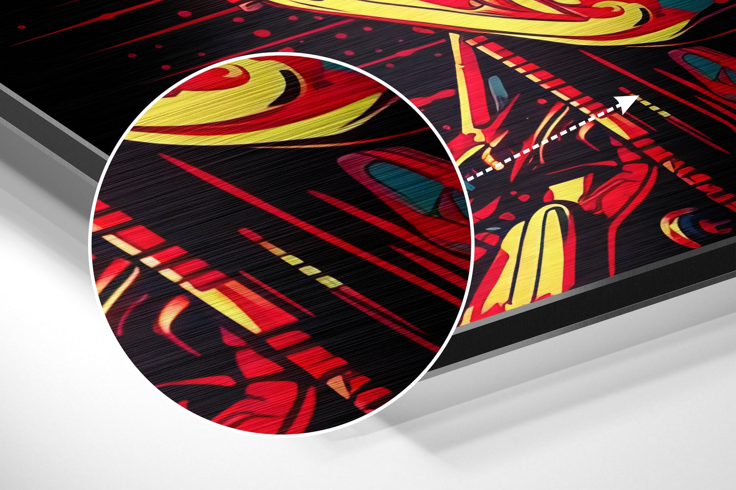 Terminator Brushed Aluminum Dibond Wall Art.