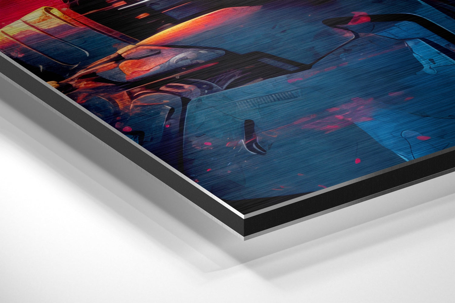 Robocop Brushed Aluminum Dibond Wall Art.