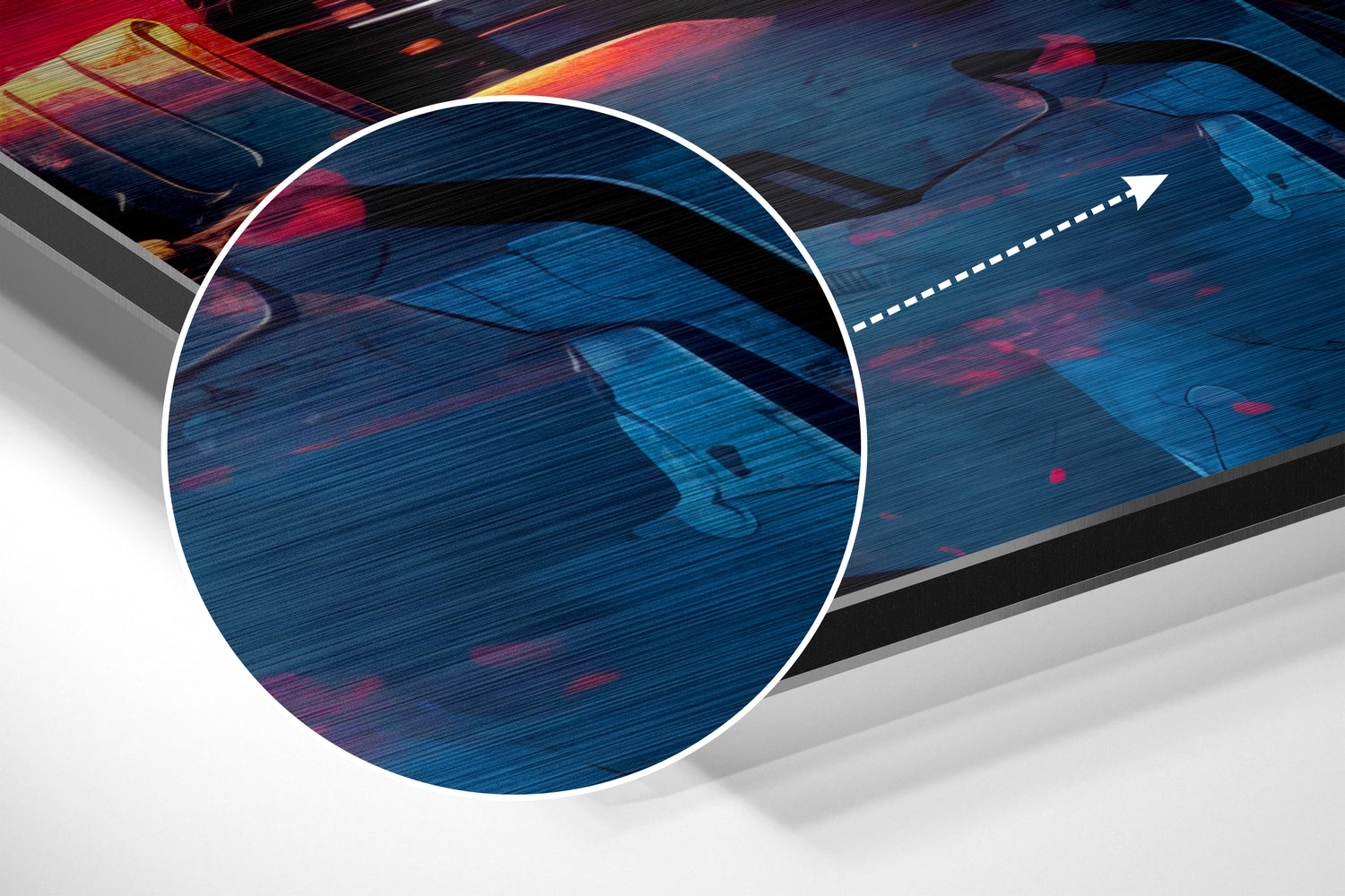 Robocop Brushed Aluminum Dibond Wall Art.