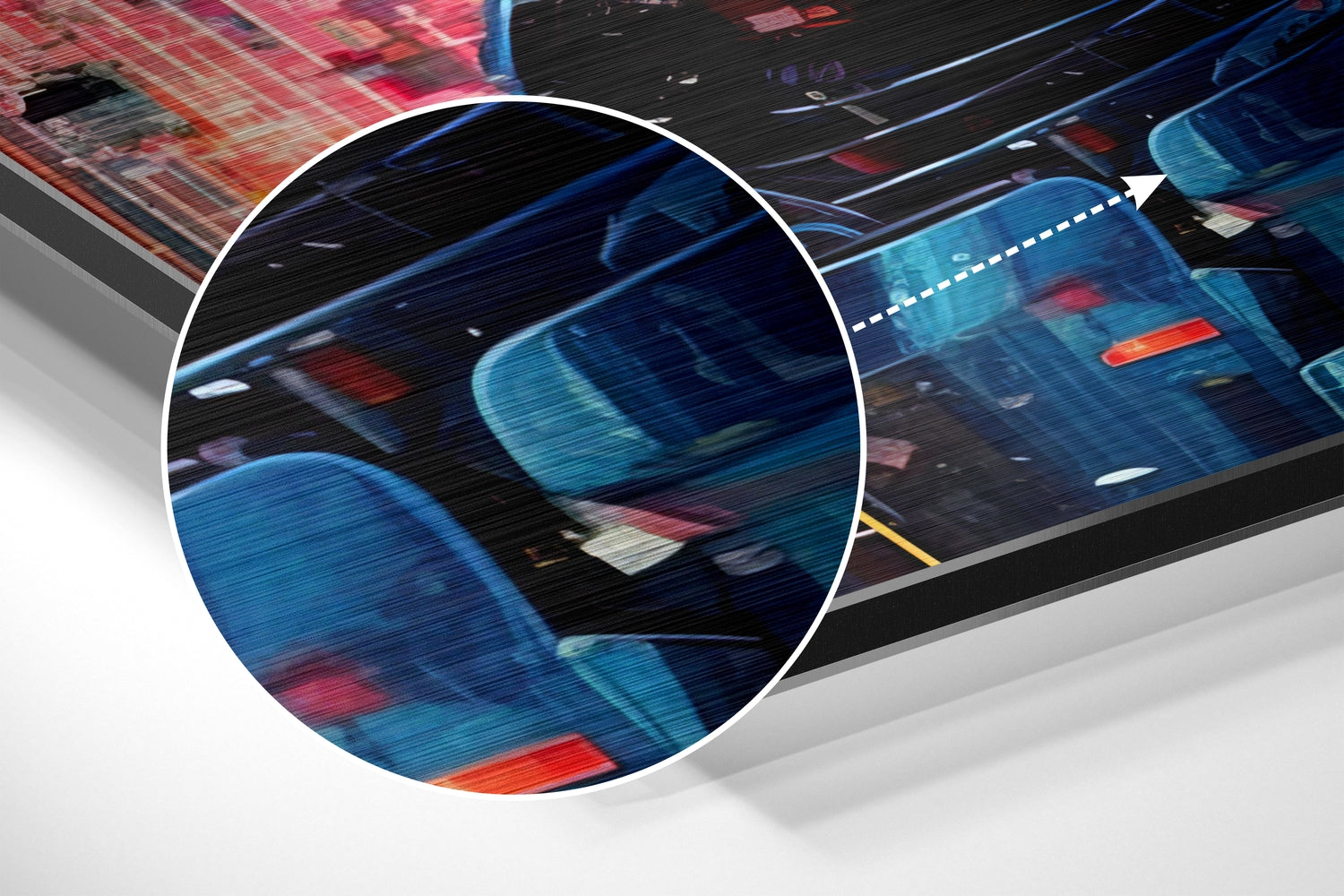 Robocop Brushed Aluminum Dibond Wall Art.