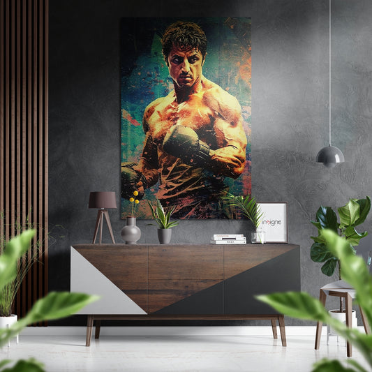 Rocky Brushed Aluminum Dibond Wall Art.