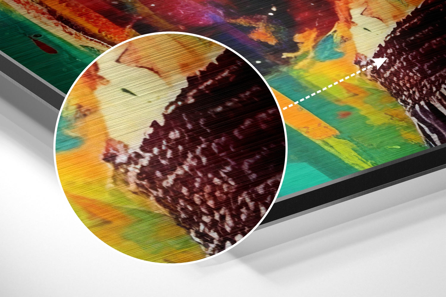 Boxer Brushed Aluminum Dibond Wall Art.