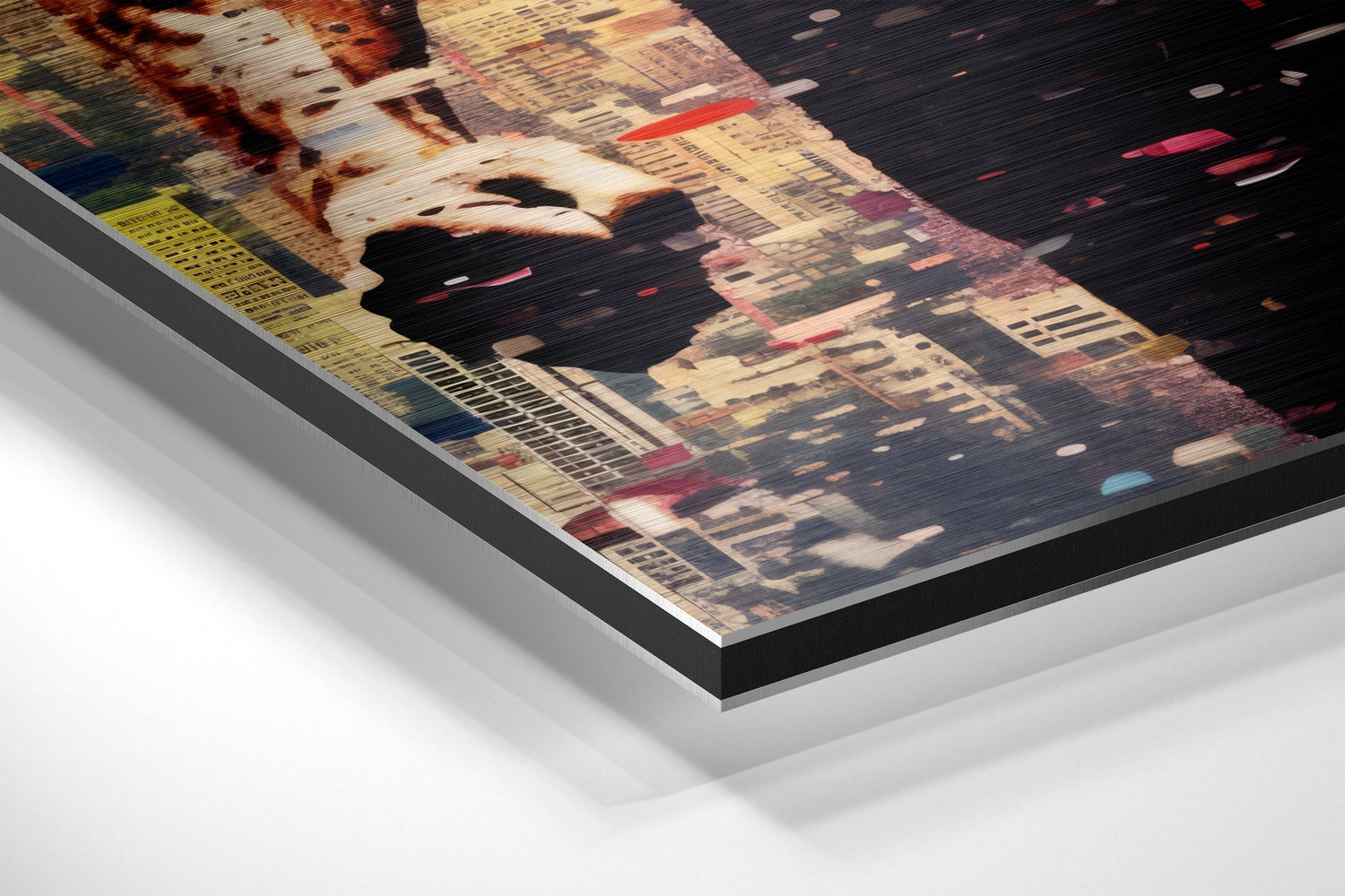 Jet Lee Brushed Aluminum Dibond Wall Art.