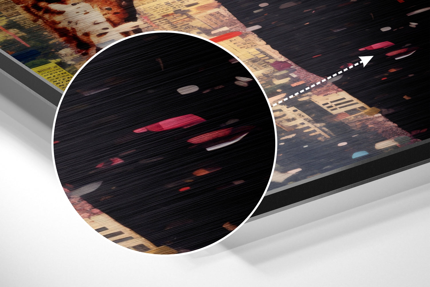 Jet Lee Brushed Aluminum Dibond Wall Art.