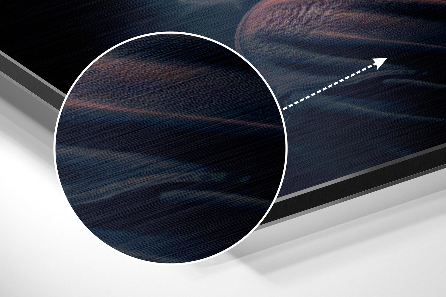 Tupac Brushed Aluminum Dibond Wall Art.