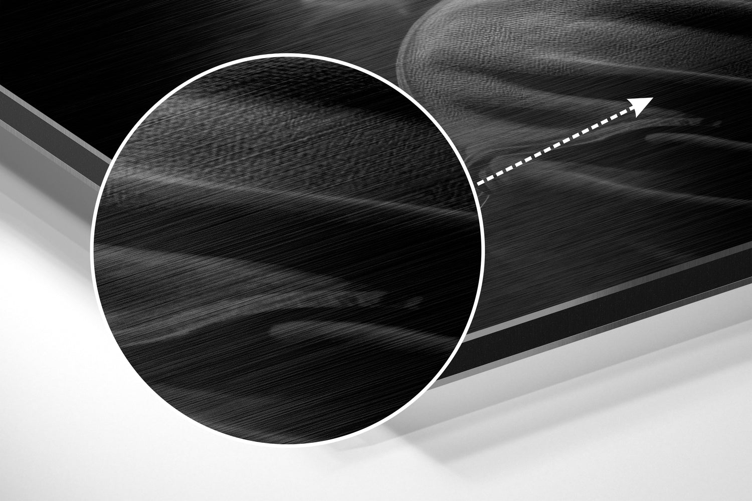 Tupac Brushed Aluminum Dibond Wall Art.