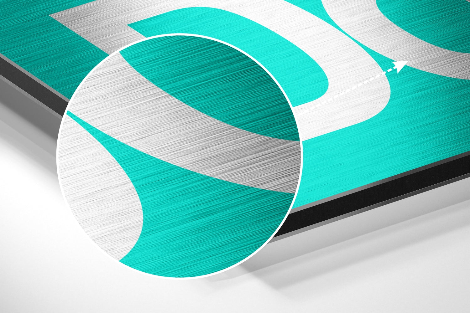 Get Shit Done Brushed Aluminum Dibond Wall Art.