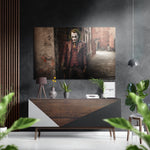 Joker Brushed Aluminum Dibond Wall Art.