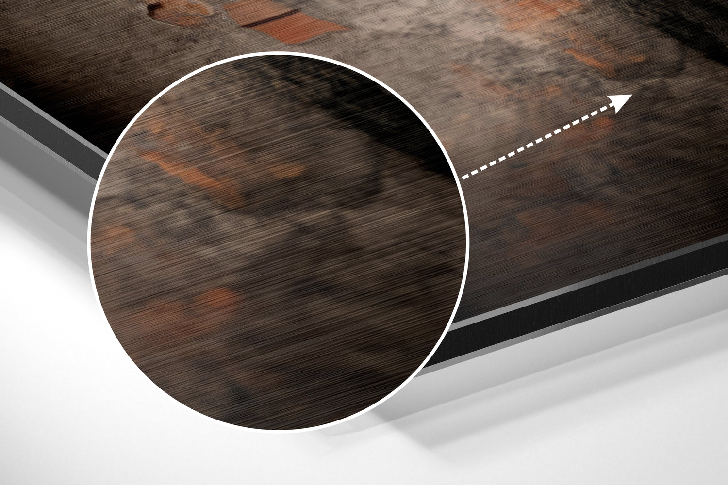 Joker Brushed Aluminum Dibond Wall Art.