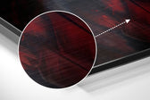 Red Eagle Brushed Aluminum Dibond Wall Art.