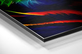 Neon Tiger Brushed Aluminum Dibond Wall Art.