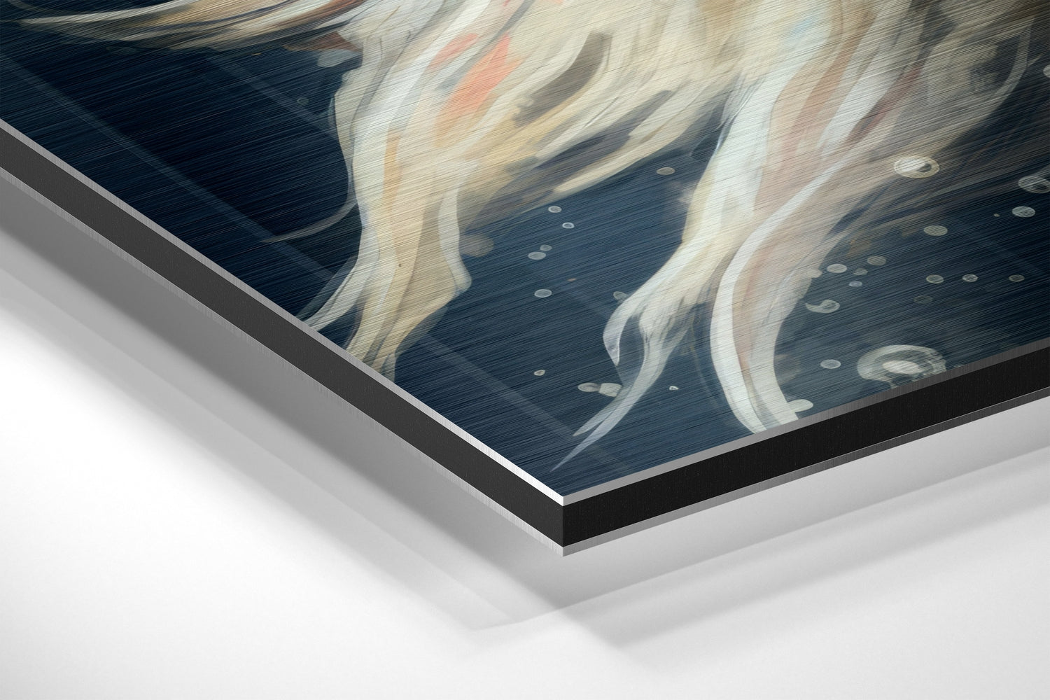 Fish Brushed Aluminum Dibond Wall Art.