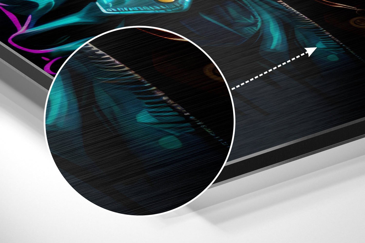 Body Builder Brushed Aluminum Dibond Wall Art.