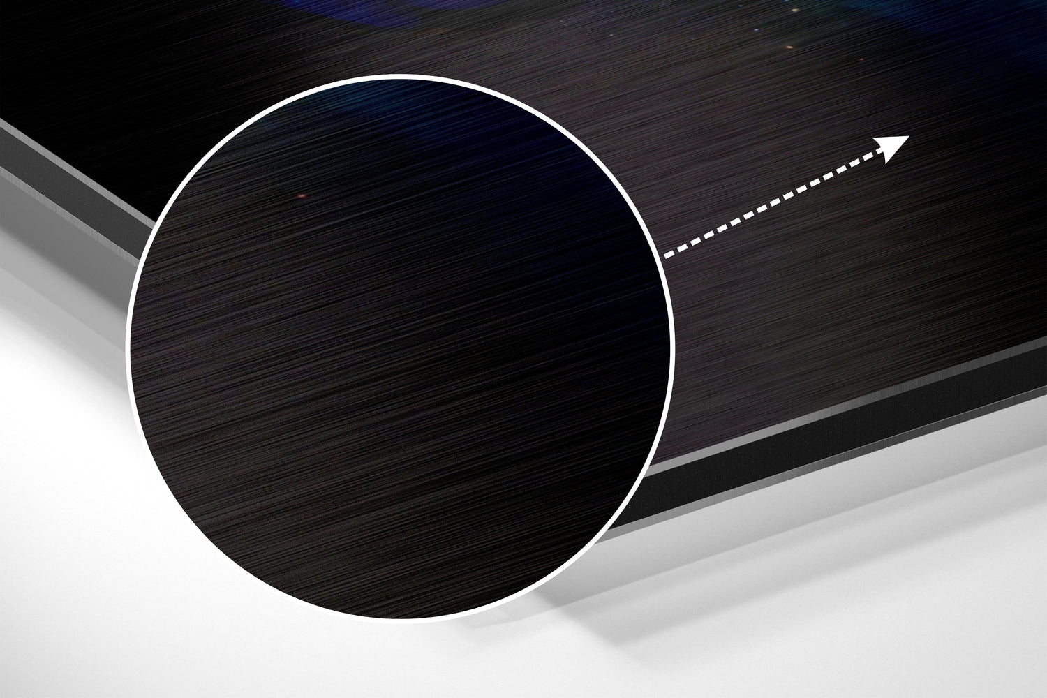 Zebra Brushed Aluminum Dibond Wall Art.