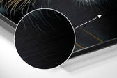 Tiger Brushed Aluminum Dibond Wall Art.