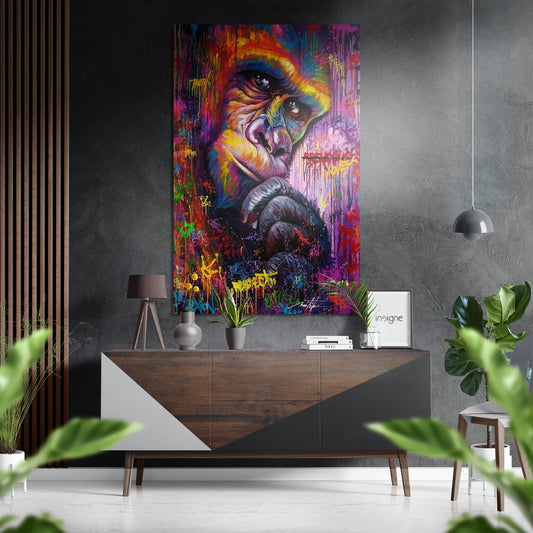 Eyes of the Ape Brushed Aluminum Dibond Wall Art.