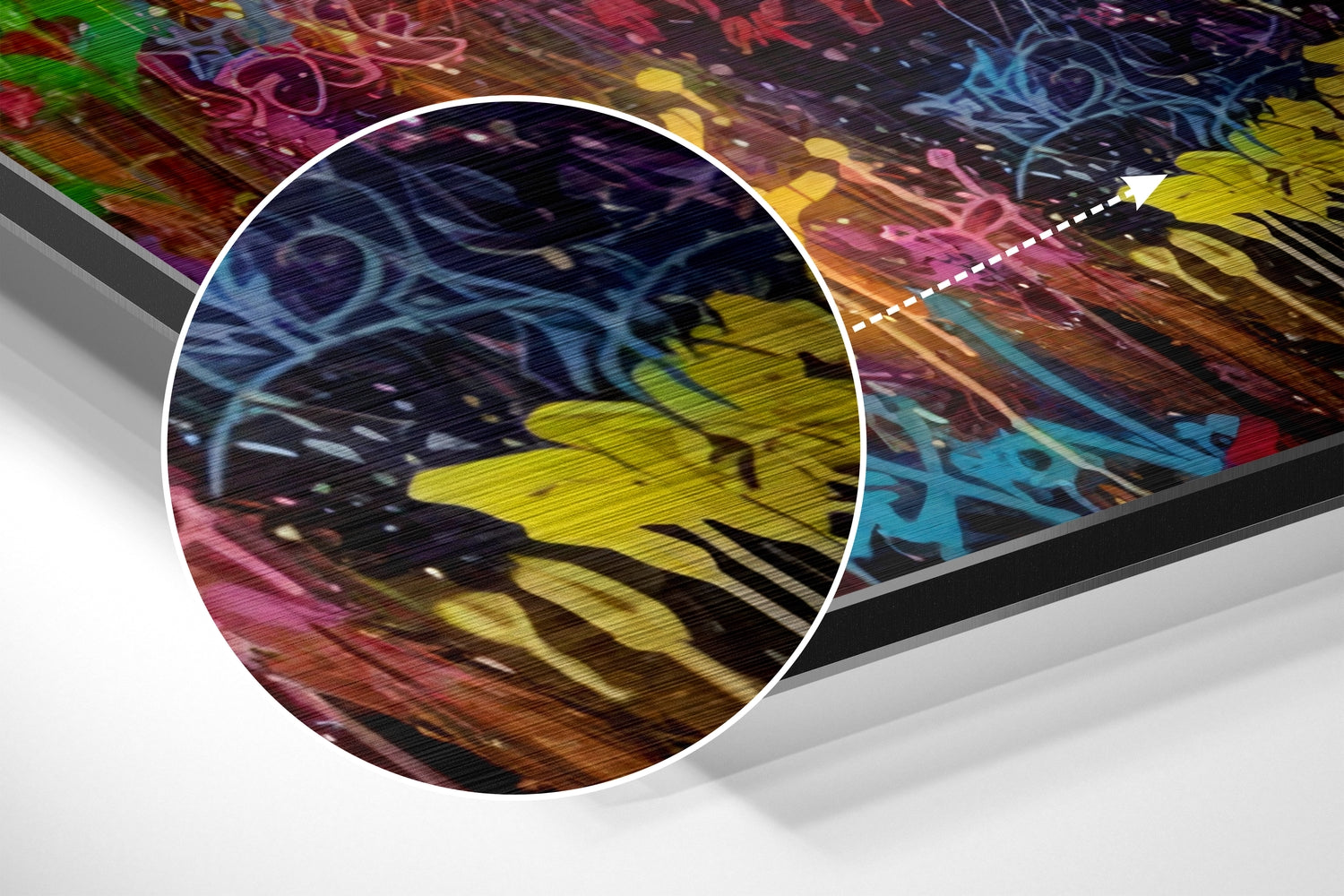 Eyes of the Ape Brushed Aluminum Dibond Wall Art.