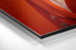 Lady Bird Brushed Aluminum Dibond Wall Art.