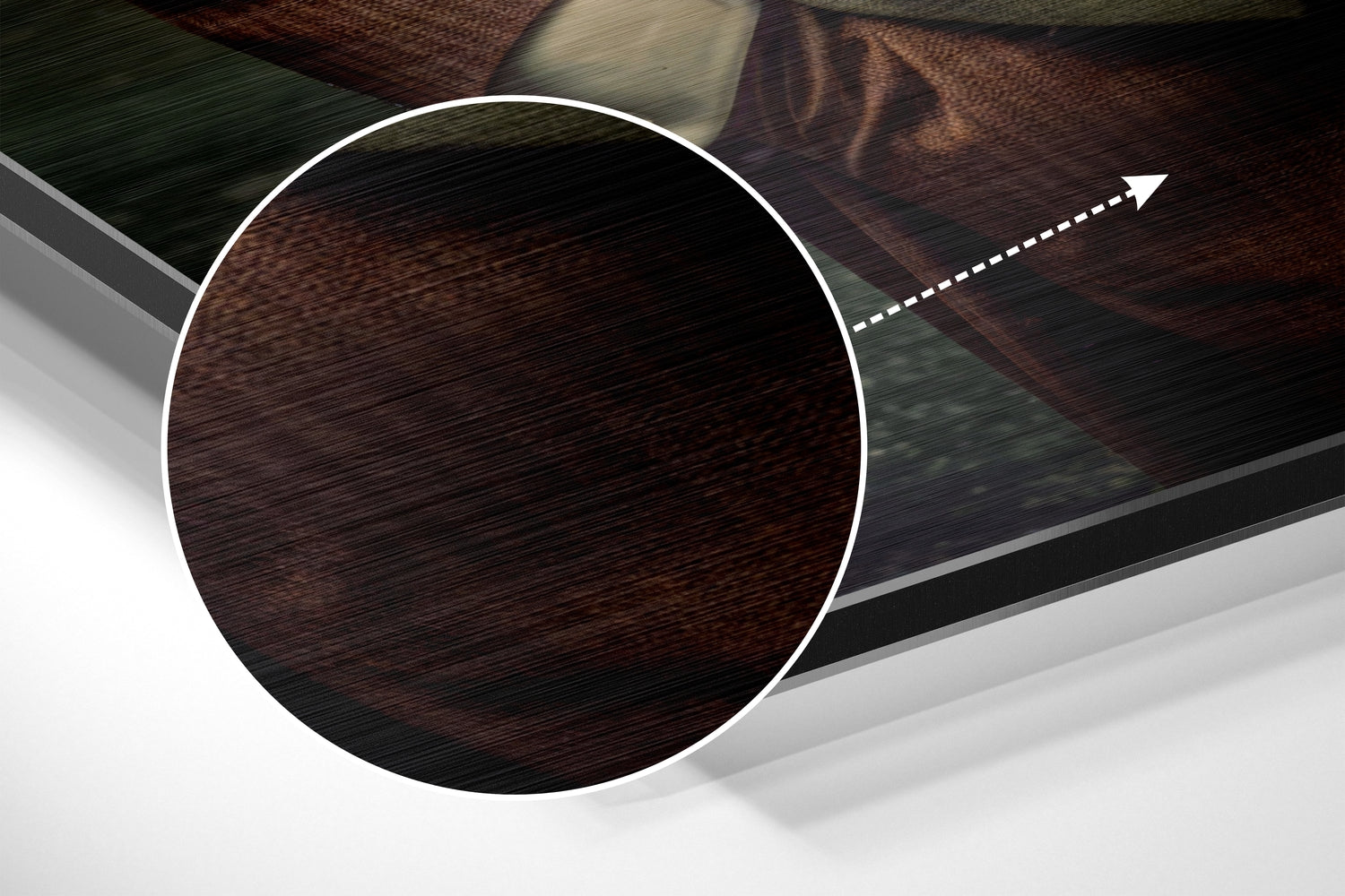 Bulldog Brushed Aluminum Dibond Wall Art.