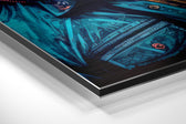 Lion Brushed Aluminum Dibond Wall Art.