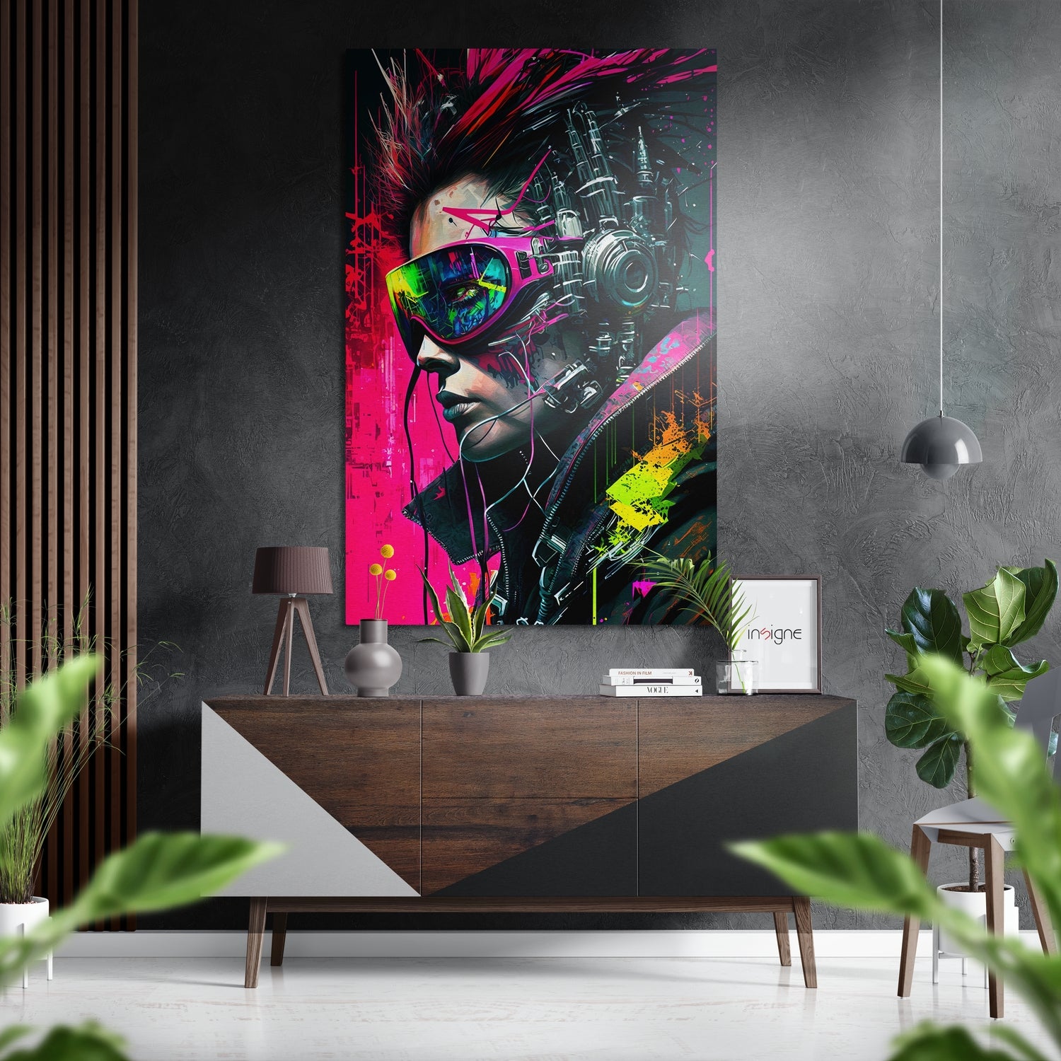 Mission Music Brushed Aluminum Dibond Wall Art.