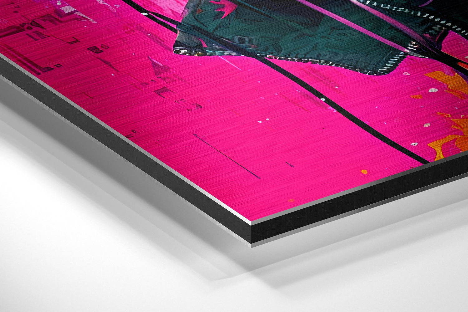 Mission Music Brushed Aluminum Dibond Wall Art.