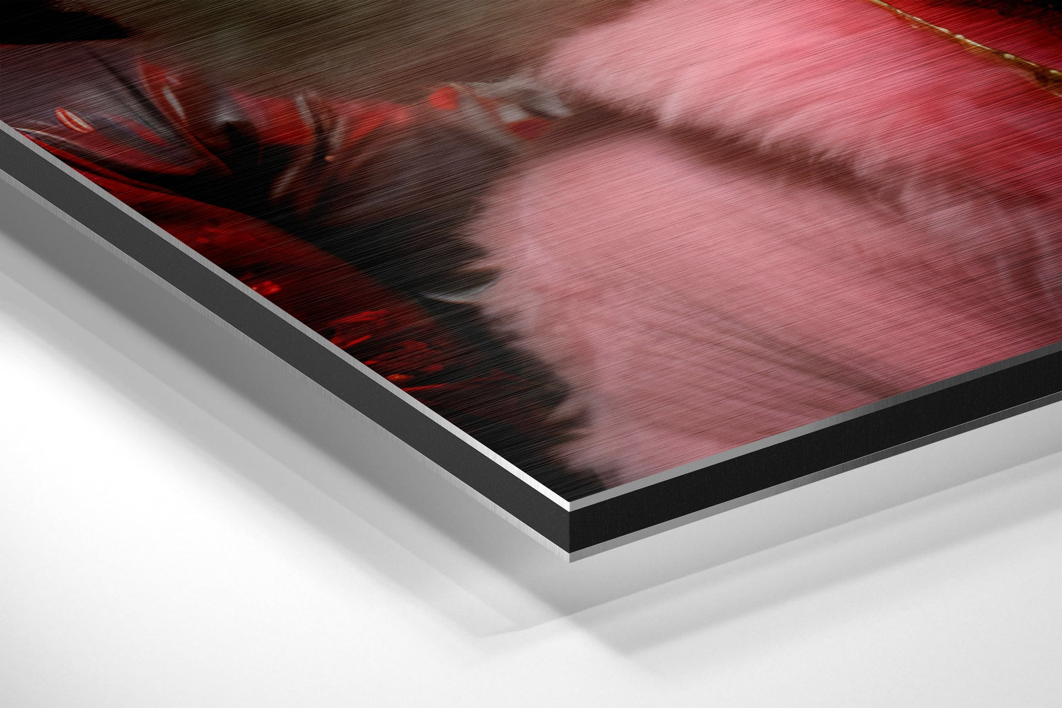 Sheeps' Life Brushed Aluminum Dibond Wall Art.