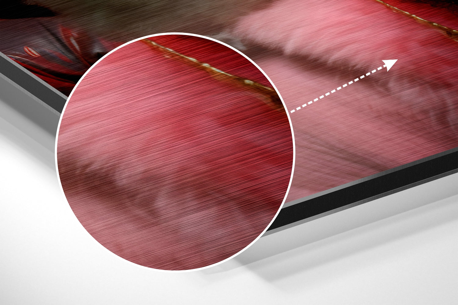 Sheeps' Life Brushed Aluminum Dibond Wall Art.