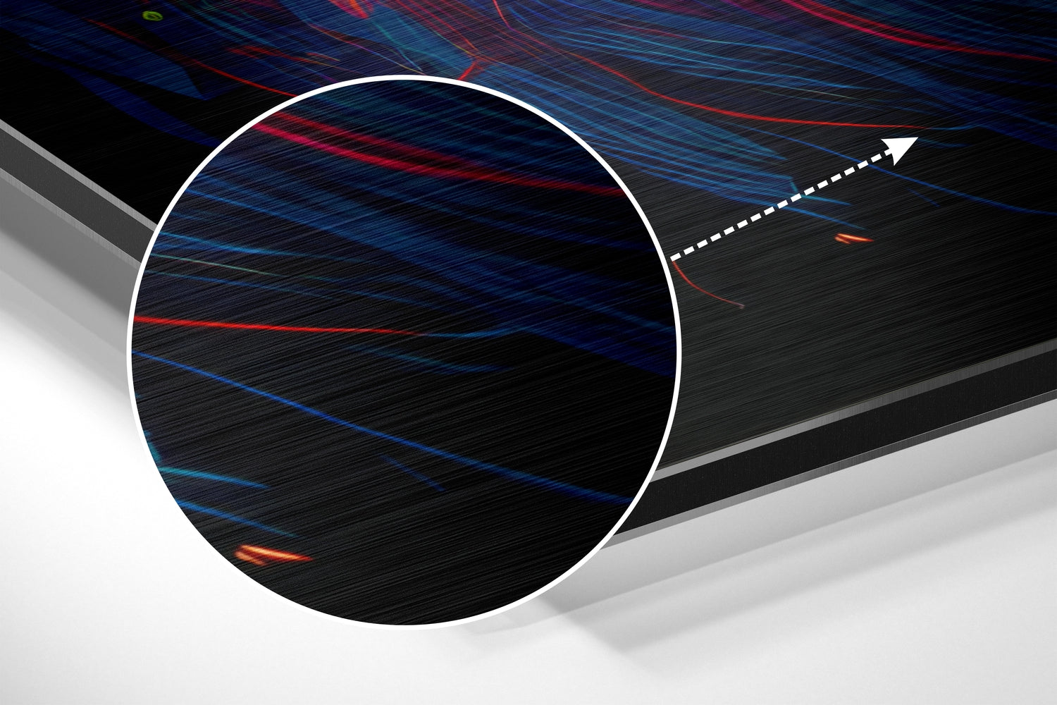 Life on my Glasses Brushed Aluminum Dibond Wall Art.