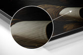 Mr. Tiger Brushed Aluminum Dibond Wall Art.