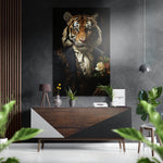 Mr. Tiger Brushed Aluminum Dibond Wall Art.