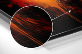 Bull Brushed Aluminum Dibond Wall Art.