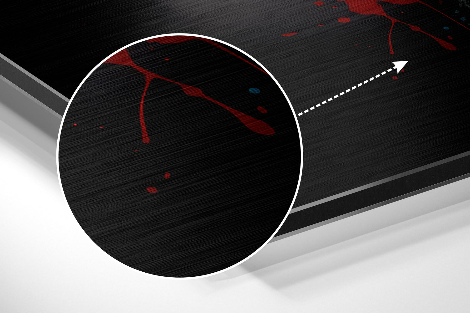 Bull Brushed Aluminum Dibond Wall Art.