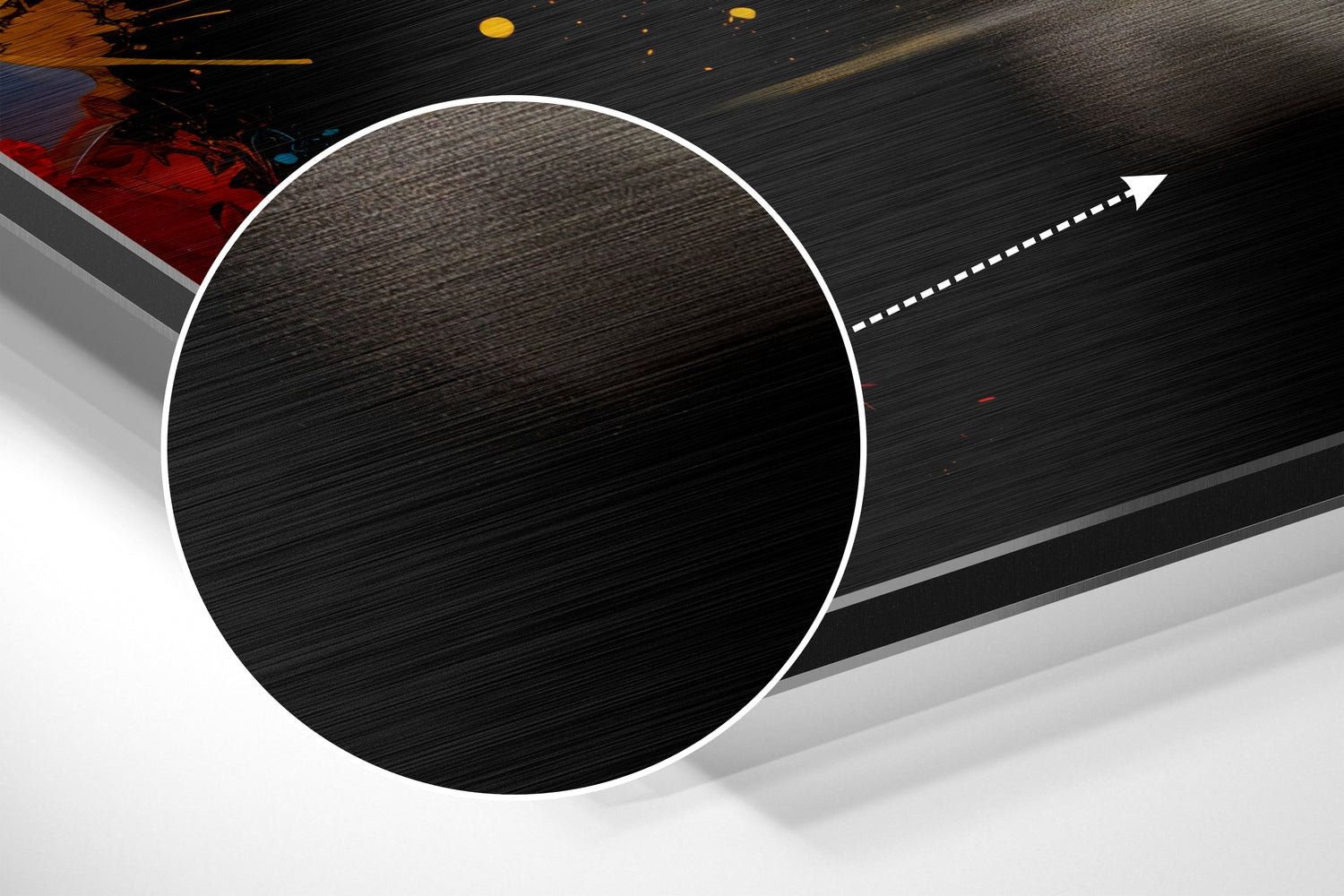 Bull Brushed Aluminum Dibond Wall Art.