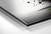 Bull Brushed Aluminum Dibond Wall Art.