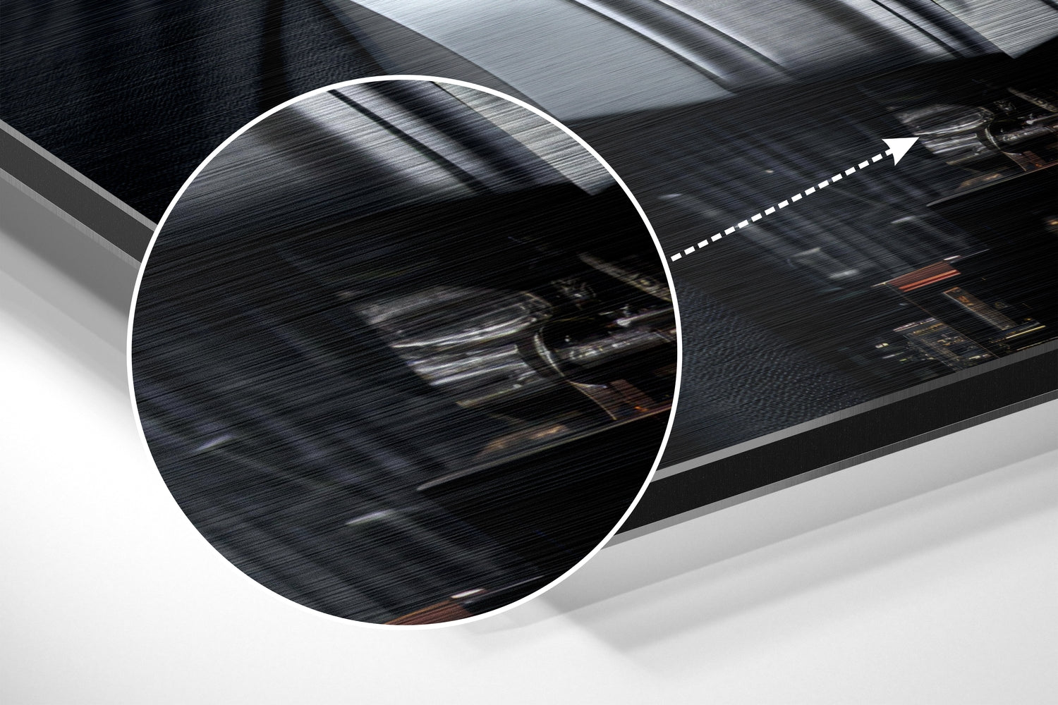 Darth Wader Brushed Aluminum Dibond Wall Art.