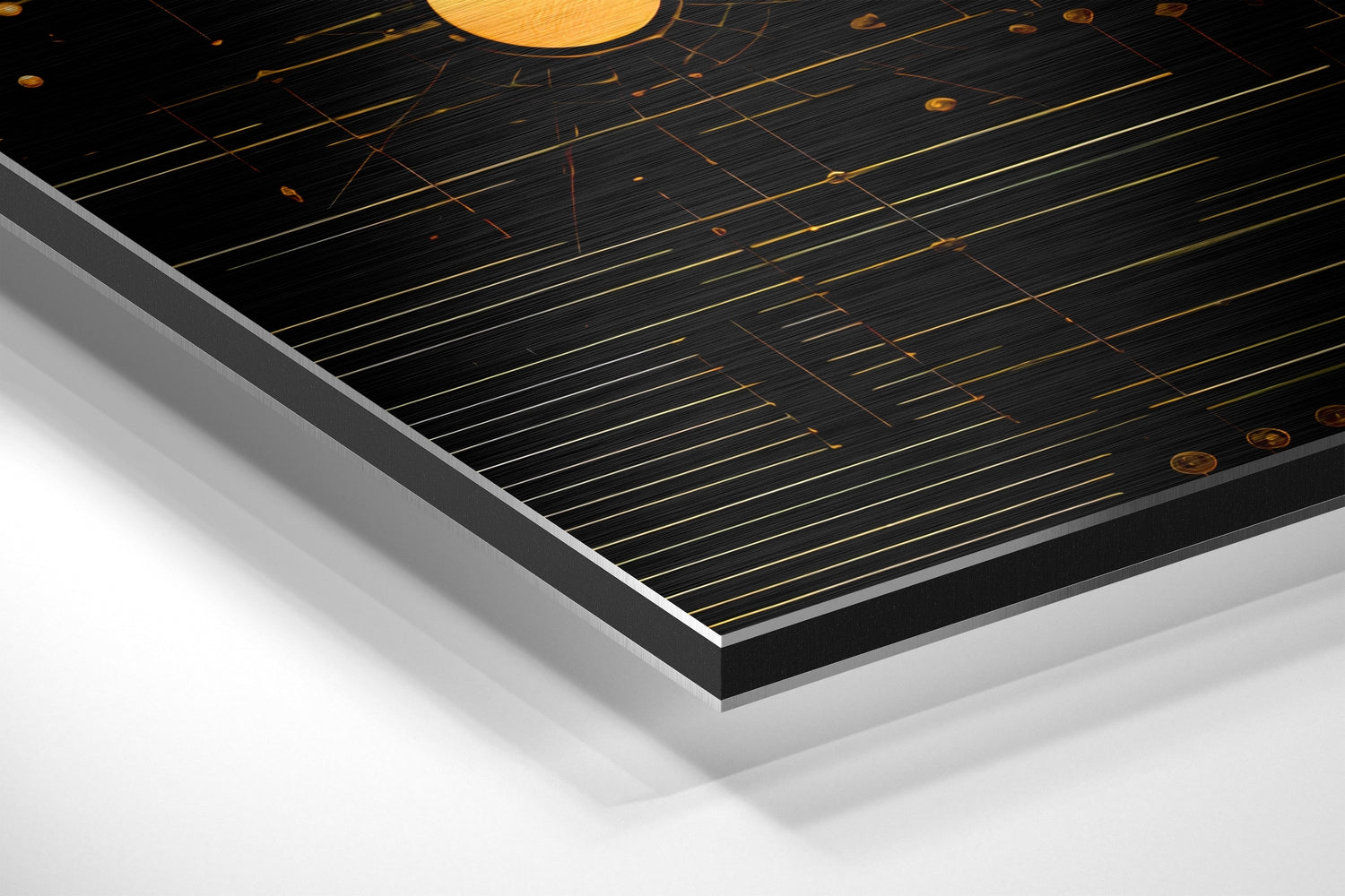 System Brushed Aluminum Dibond Wall Art.