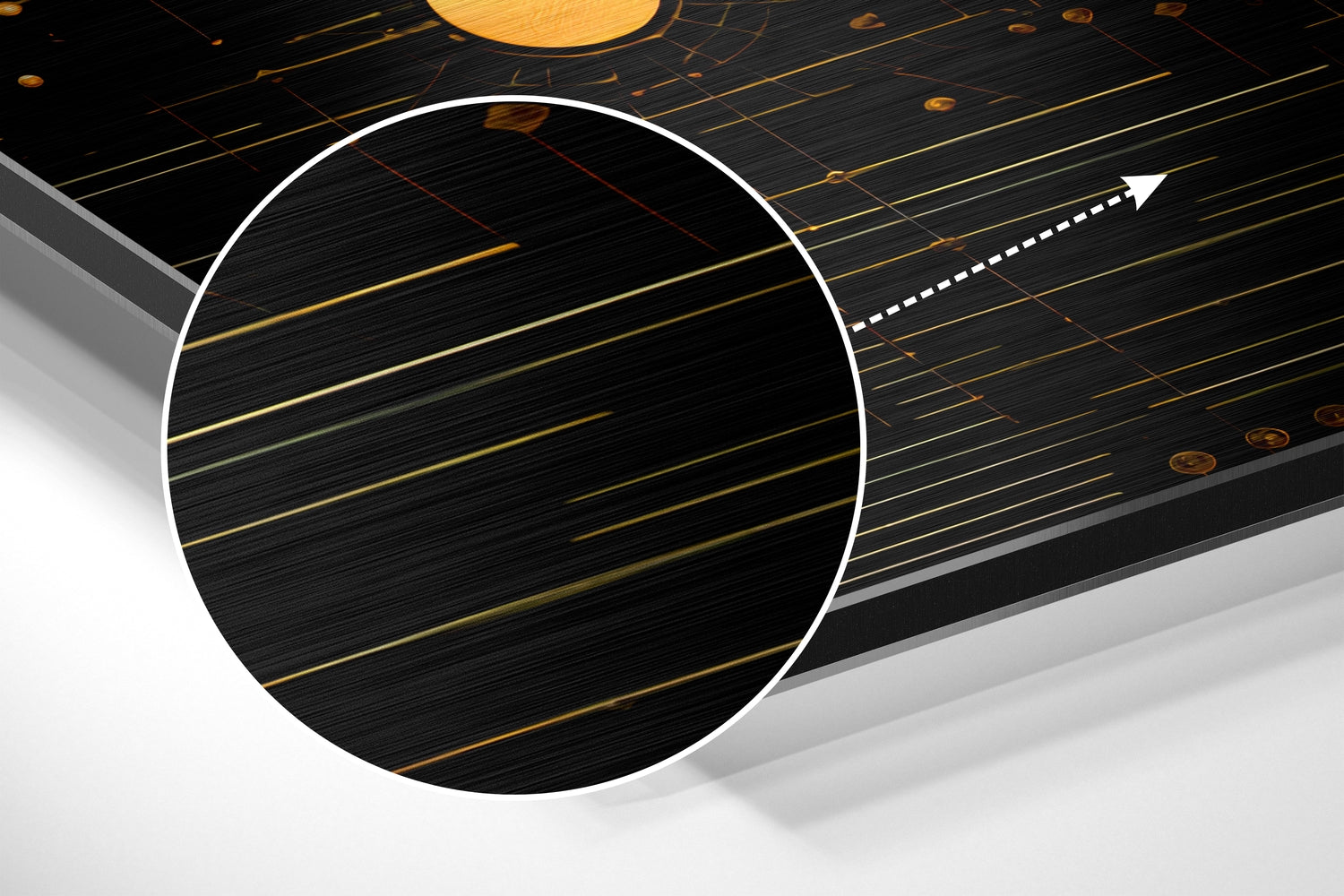 System Brushed Aluminum Dibond Wall Art.