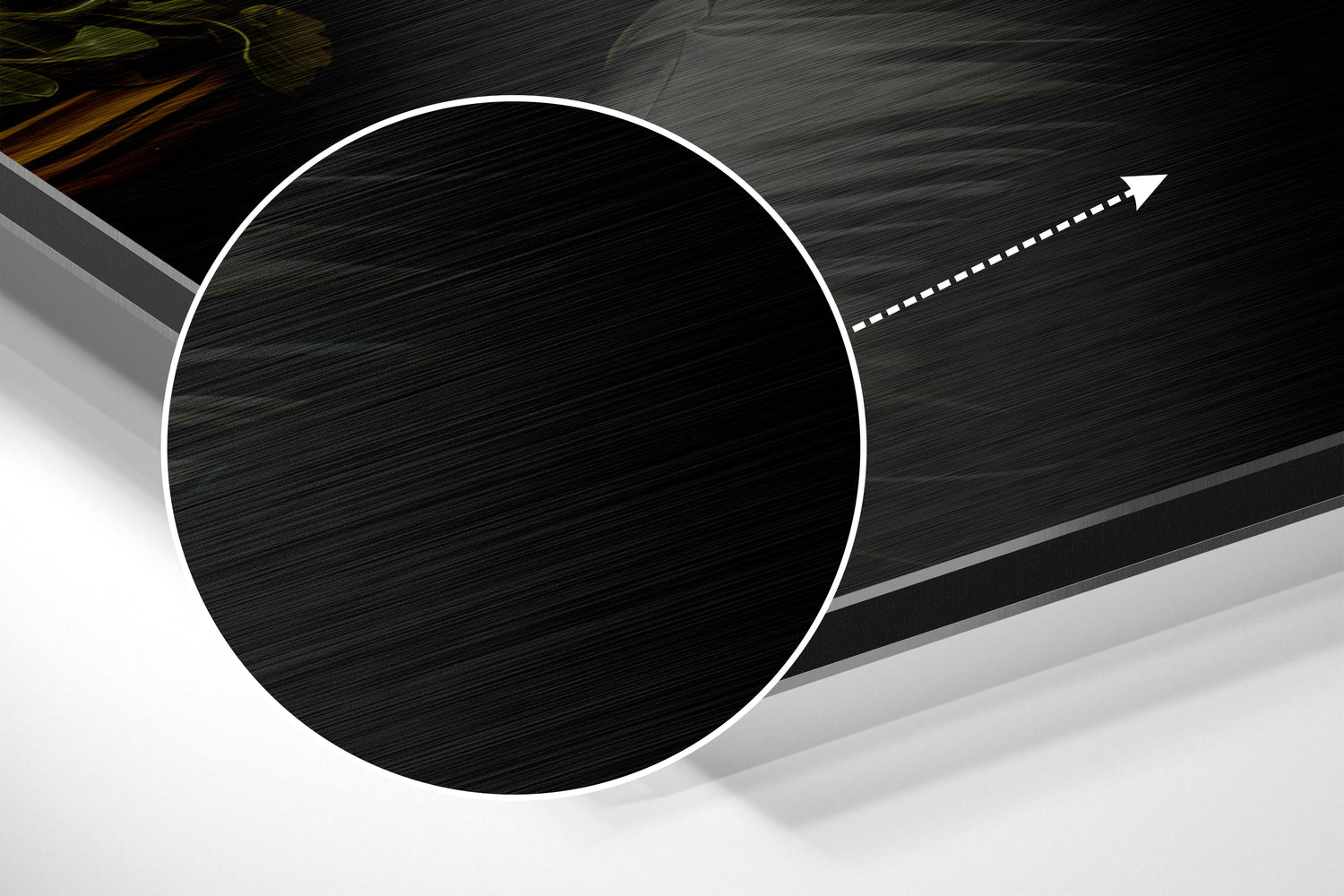 Lion as a Gentleman Brushed Aluminum Dibond Wall Art.