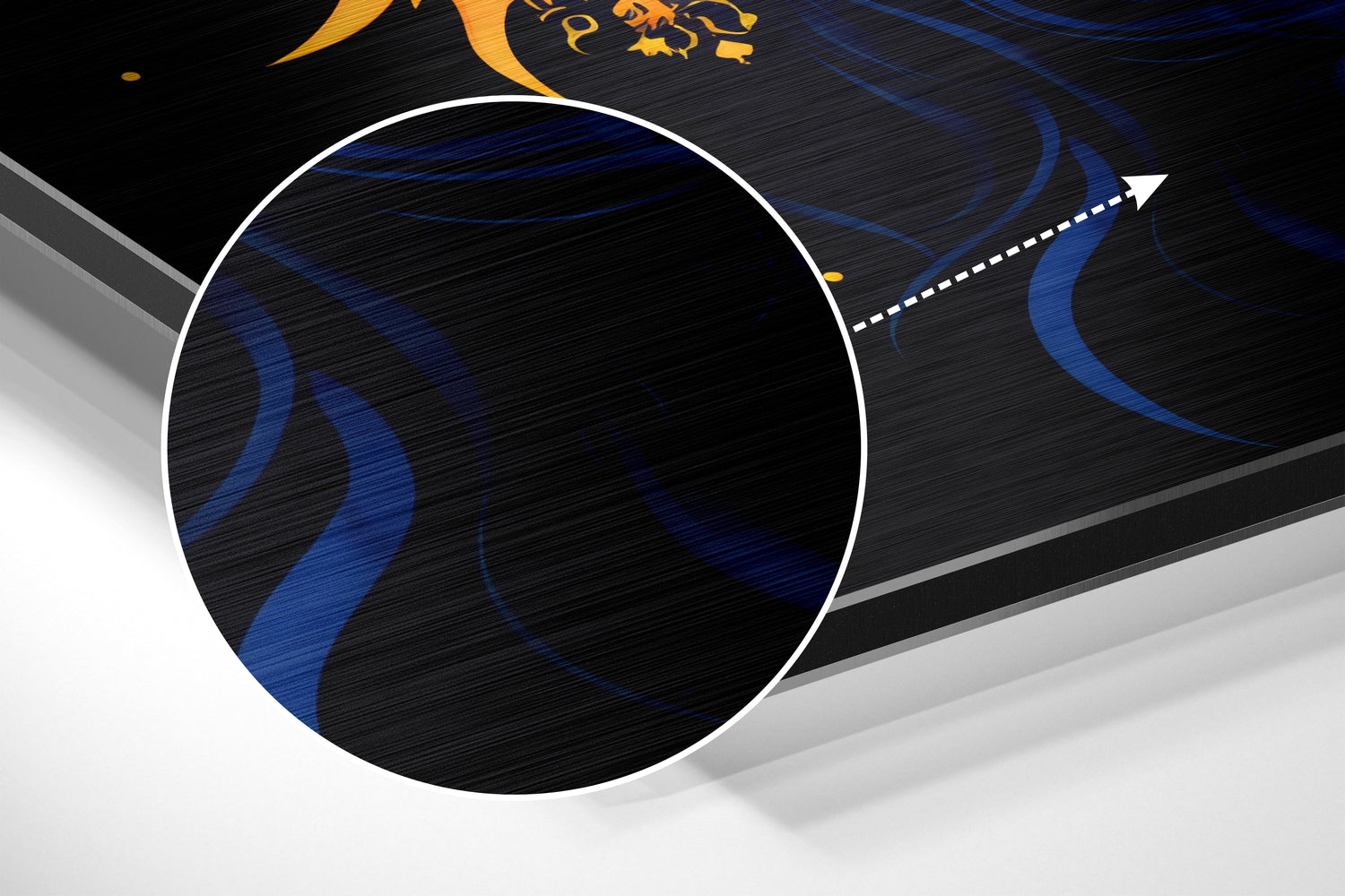 She Brushed Aluminum Dibond Wall Art.