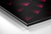 Lotus Brushed Aluminum Dibond Wall Art.