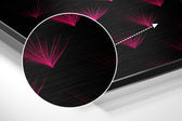 Lotus Brushed Aluminum Dibond Wall Art.