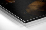 Lion as a Gentleman Brushed Aluminum Dibond Wall Art.