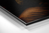 Tiger as a Gentleman Brushed Aluminum Dibond Wall Art.