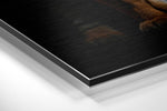 Tiger Brushed Aluminum Dibond Wall Art.