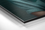 Lady Dog Brushed Aluminum Dibond Wall Art.