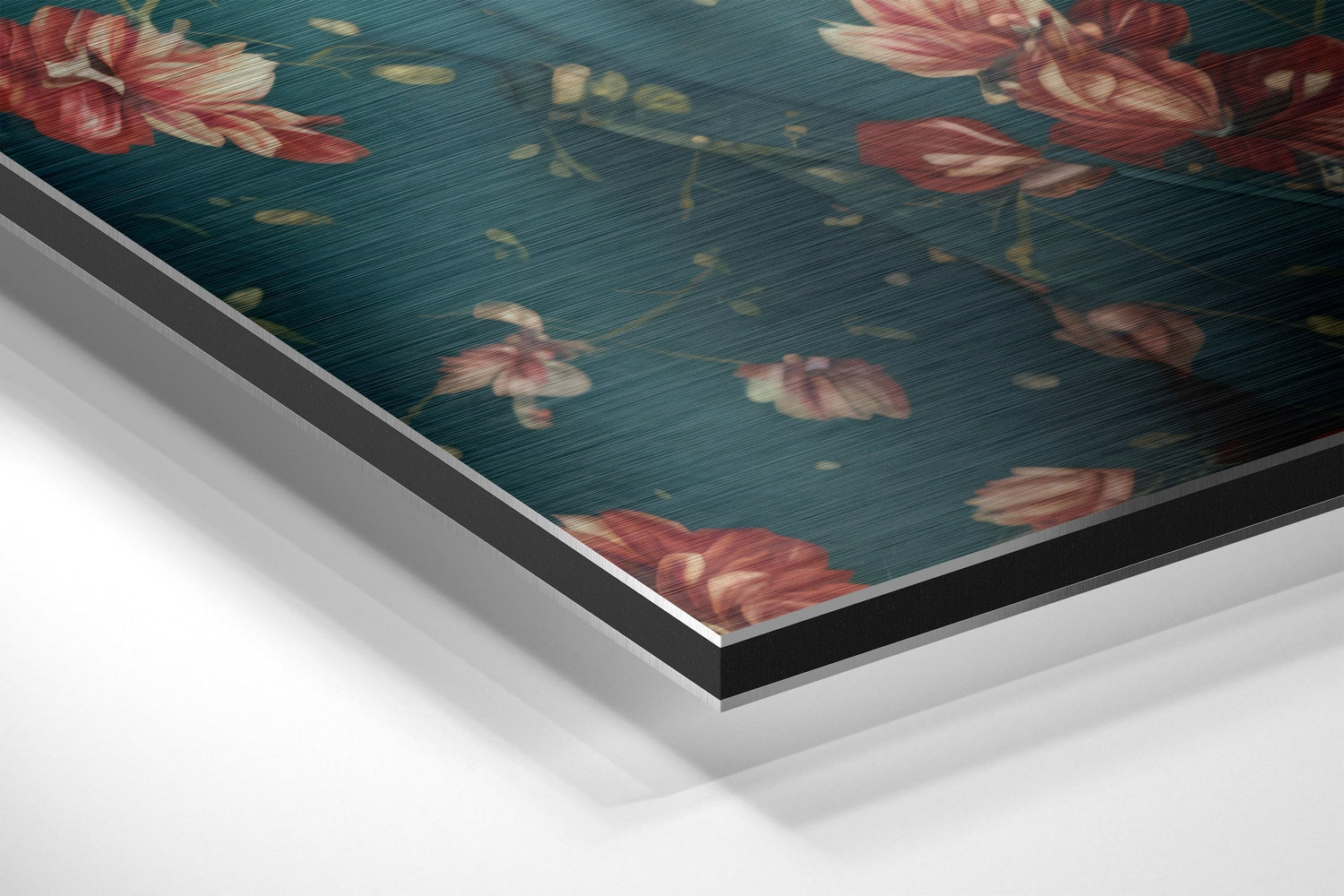 Monsieur Dog Brushed Aluminum Dibond Wall Art.