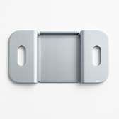 Wall side mounting bracket set of 2 pcs
