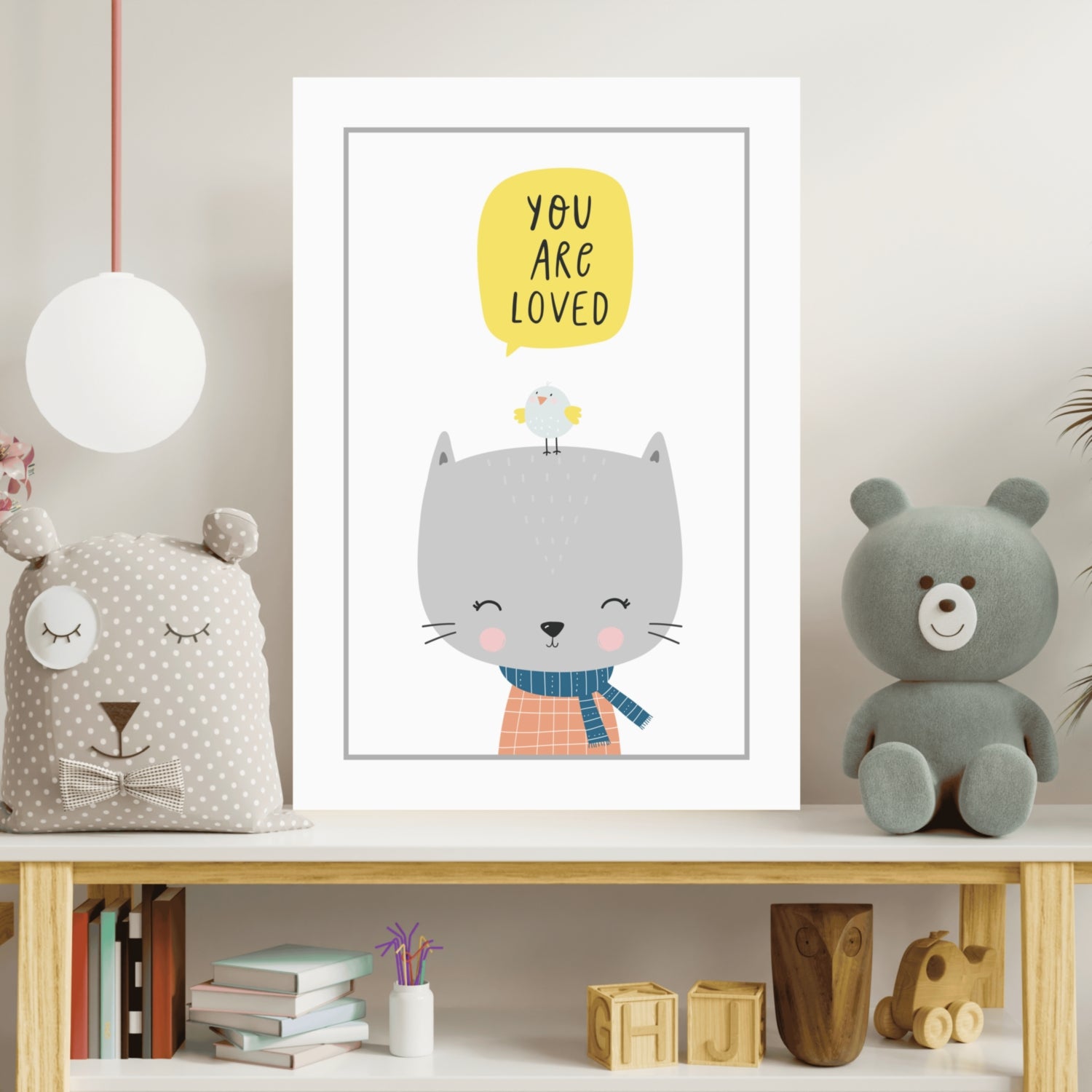 You Are Loved Aluminum Print.