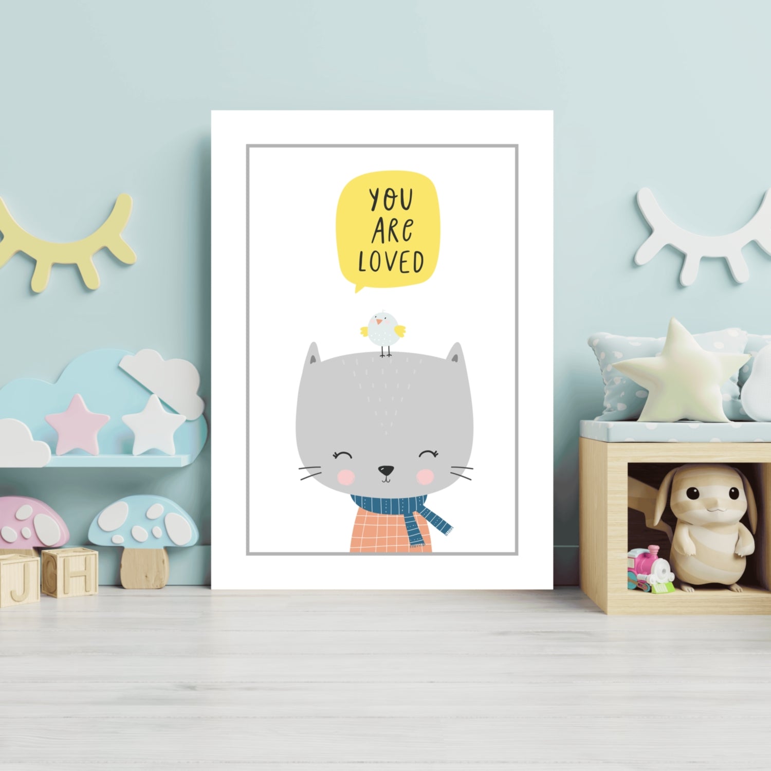 You Are Loved Aluminum Print.